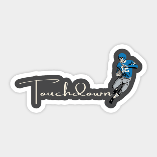 Touchdown Lions! Sticker